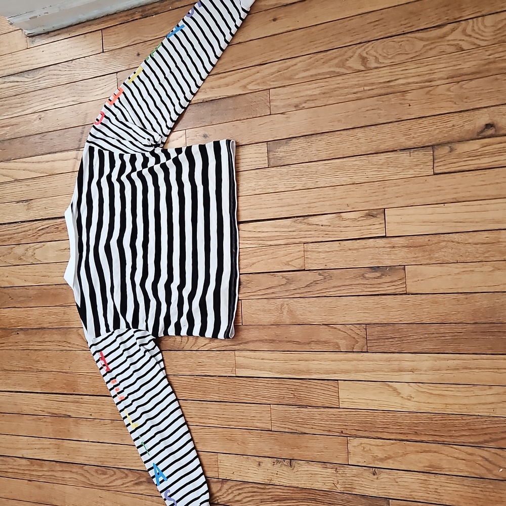 Dolls Kill Striped Polo Shirt with Colorful Accents - Picture 6 of 6